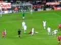 Soccer Funny Accident - liverpool vs bradford ouch